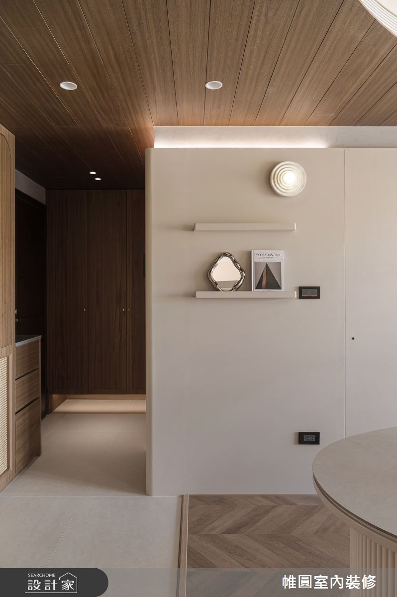20坪預售屋＿混搭風玄關客廳案例圖片＿帷圓‧定制 circle＿帷圓_戀戀•嶼生之2