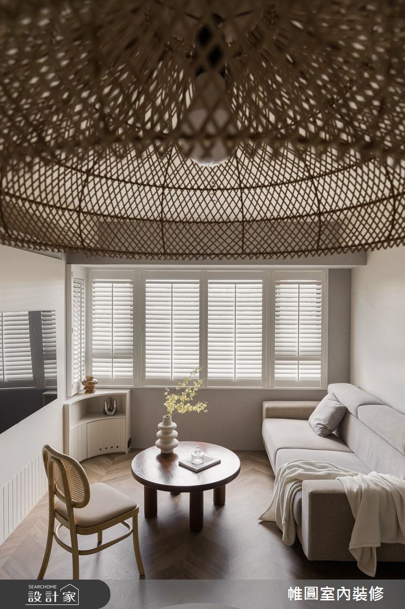 20坪預售屋＿混搭風客廳案例圖片＿帷圓‧定制 circle＿帷圓_戀戀•嶼生之8