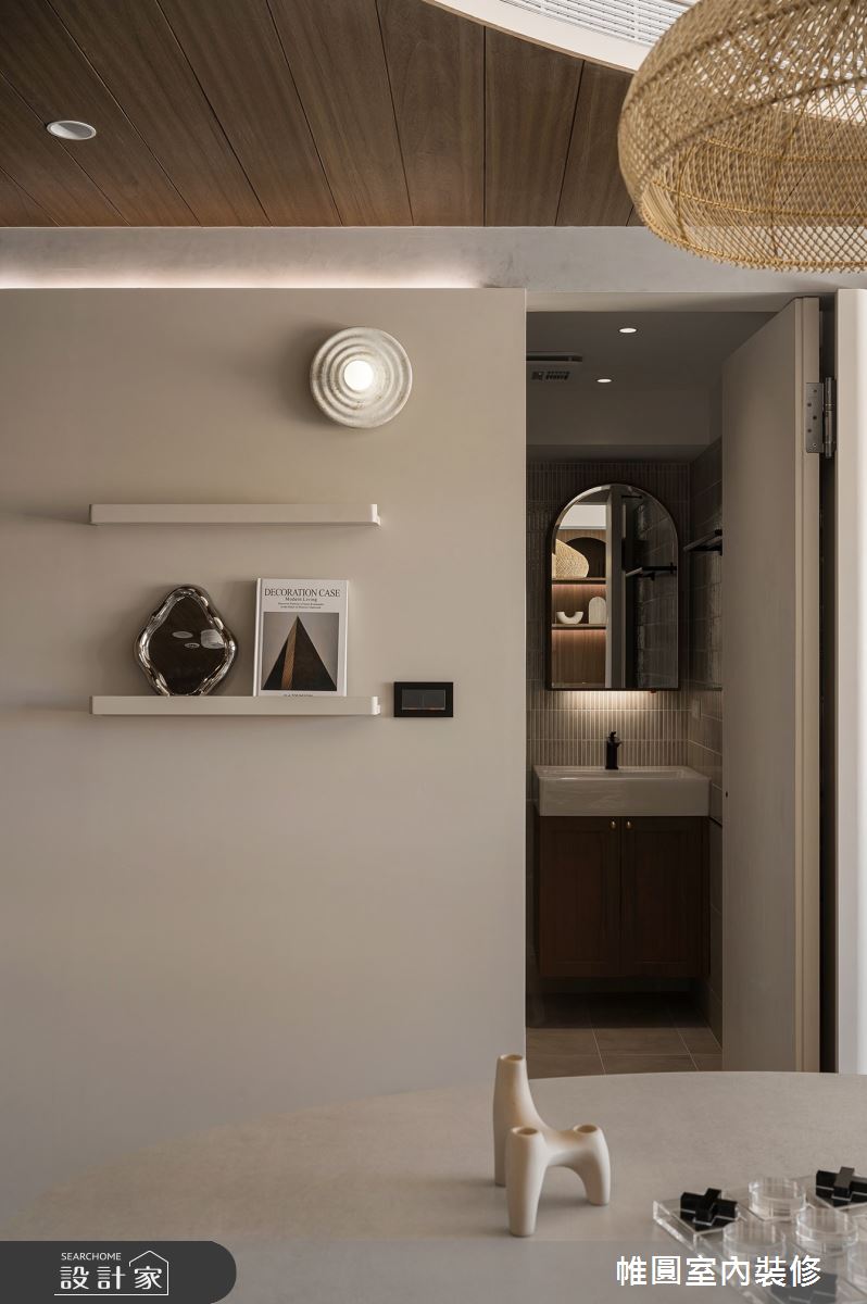 20坪預售屋＿混搭風餐廳浴室案例圖片＿帷圓‧定制 circle＿帷圓_戀戀•嶼生之13