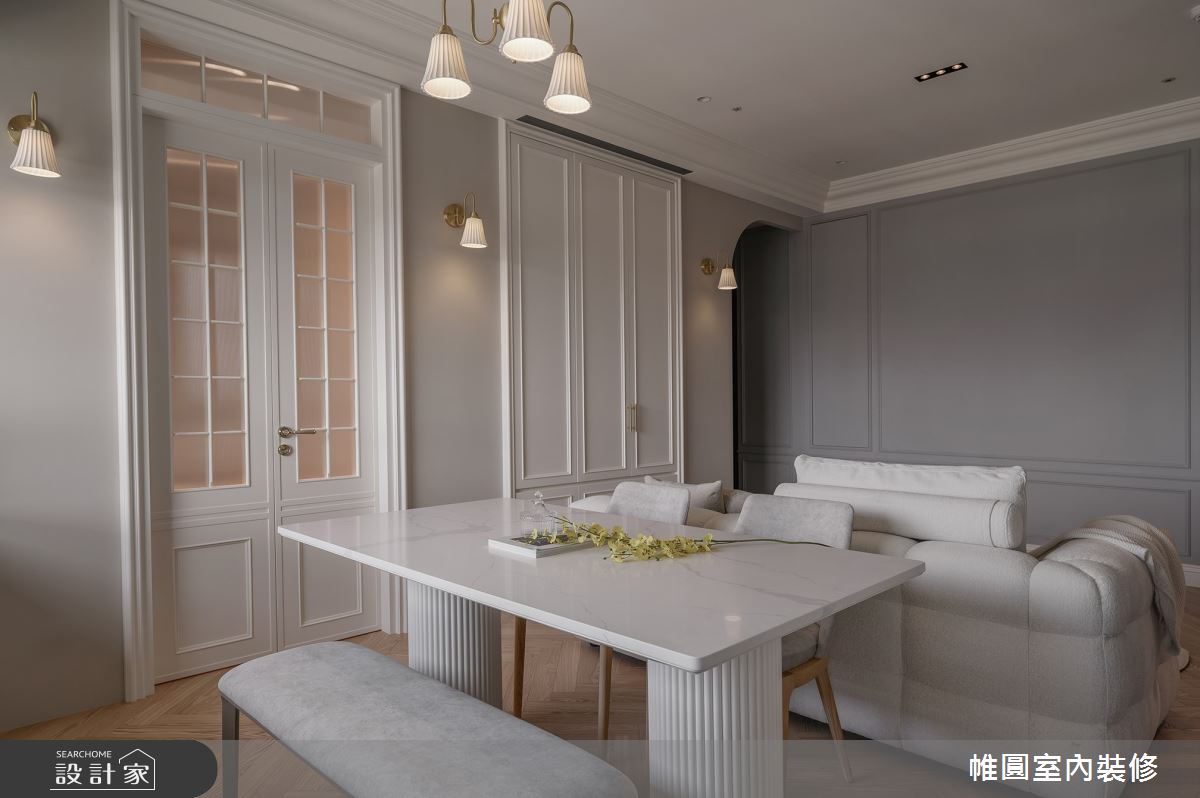 15坪中古屋(5~15年)＿美式風客廳餐廳案例圖片＿帷圓‧定制 circle＿帷圓_漫步•逸境之2