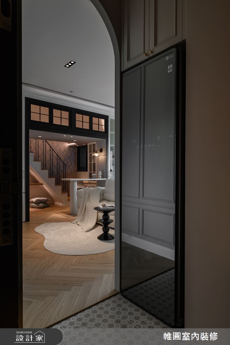 15坪中古屋(5~15年)＿美式風客廳樓梯案例圖片＿帷圓‧定制 circle＿帷圓_漫步•逸境之20
