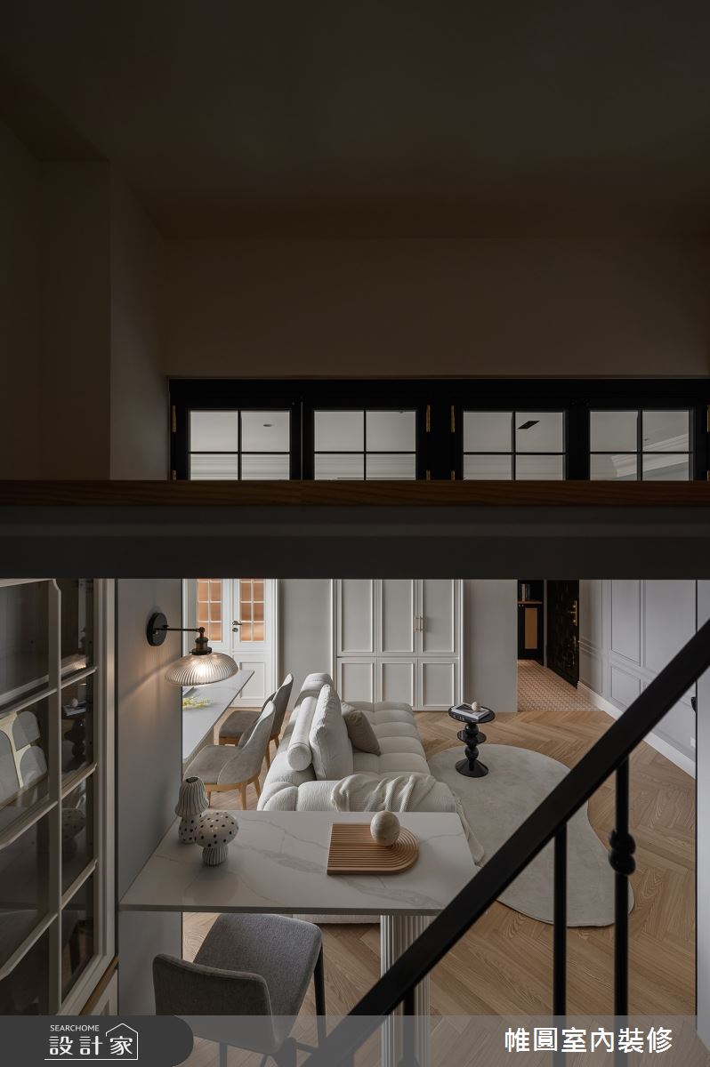 15坪中古屋(5~15年)＿美式風客廳書房案例圖片＿帷圓‧定制 circle＿帷圓_漫步•逸境之24