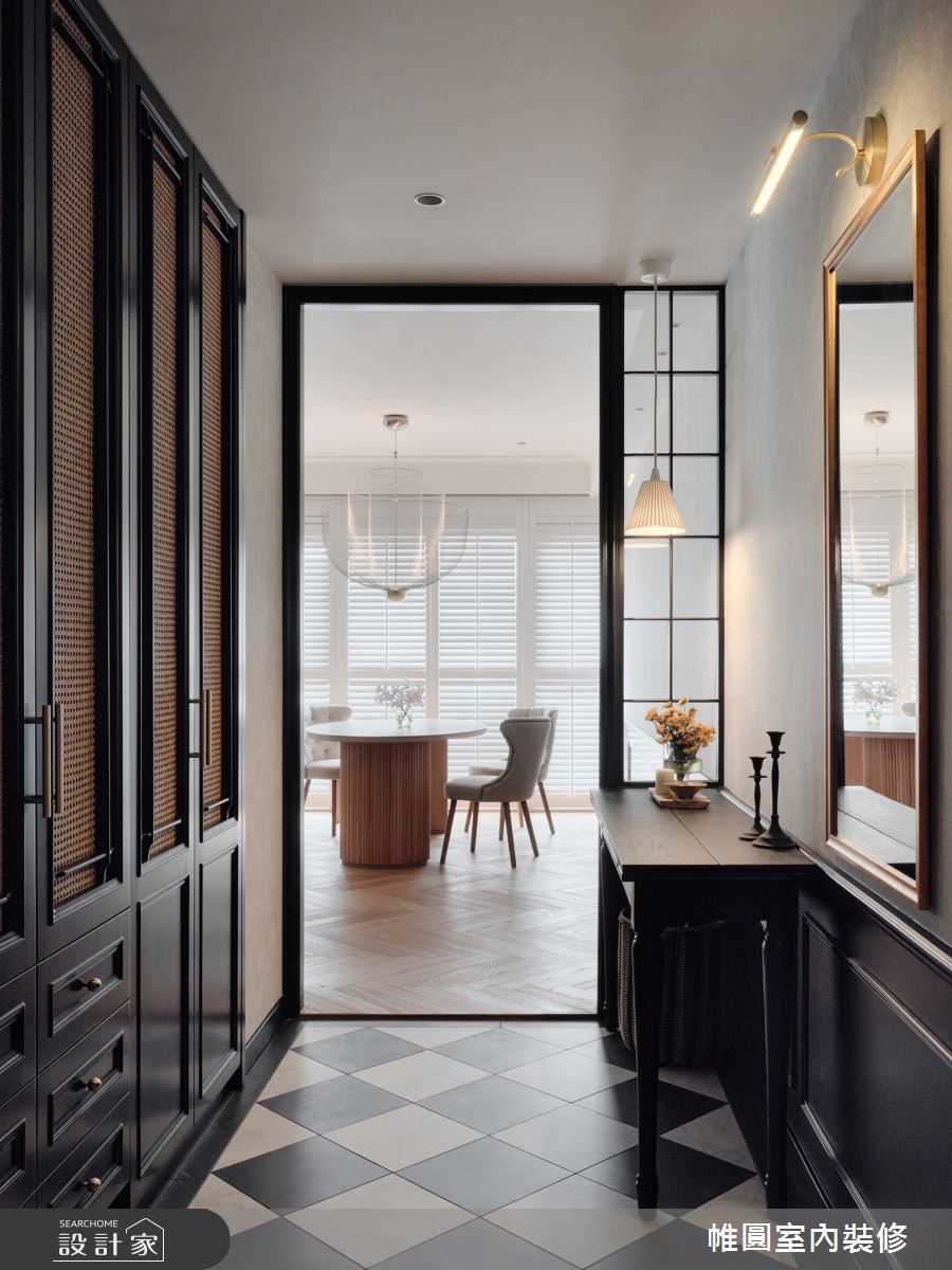 50坪毛胚屋＿美式風玄關案例圖片＿帷圓‧定制 circle＿帷圓_上城寓所之15