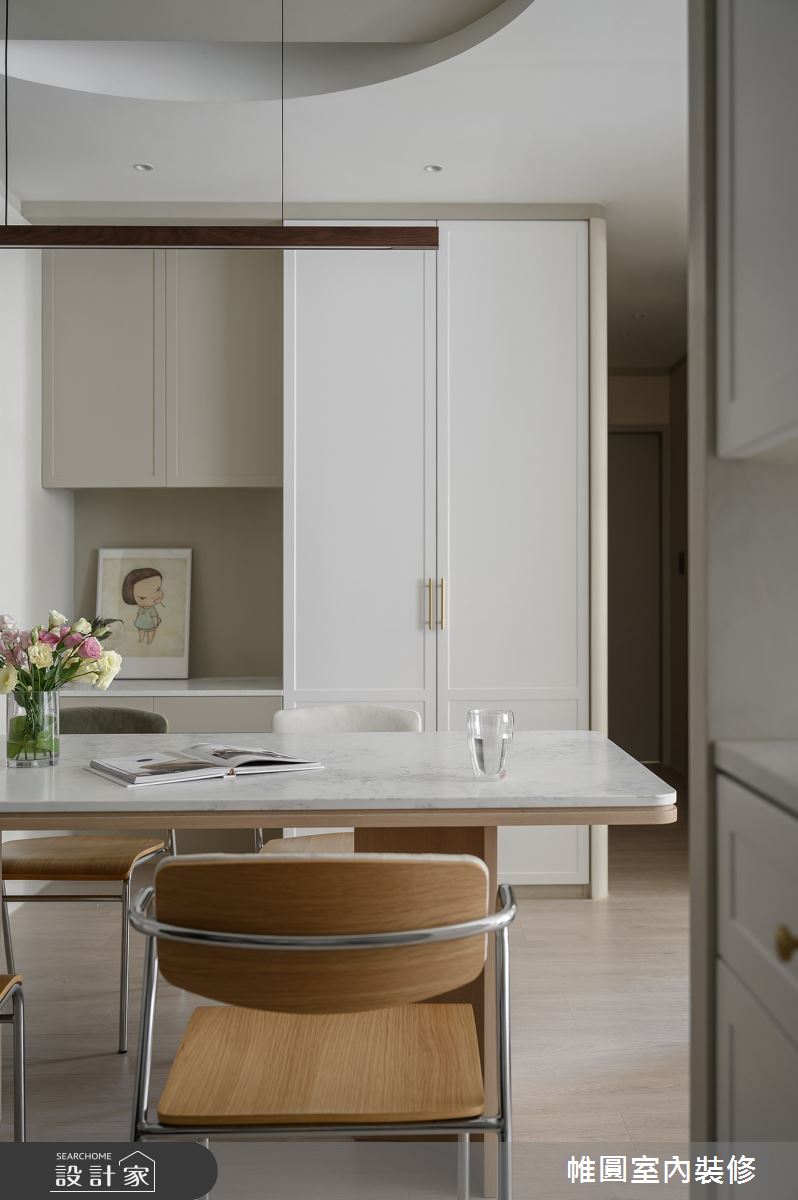 30坪新成屋(5年以下)＿混搭風餐廳案例圖片＿帷圓‧定制 circle＿帷圓_純淨•淳境之22