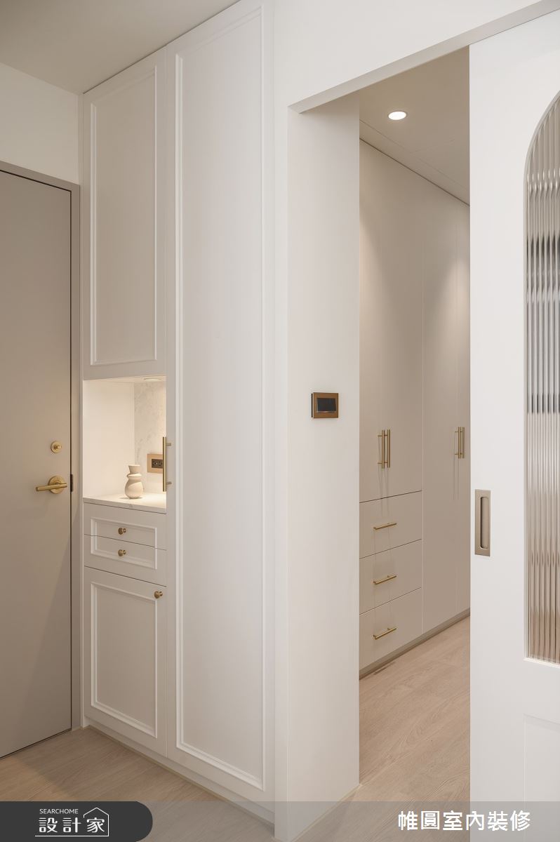 30坪新成屋(5年以下)＿混搭風玄關案例圖片＿帷圓‧定制 circle＿帷圓_純淨•淳境之28