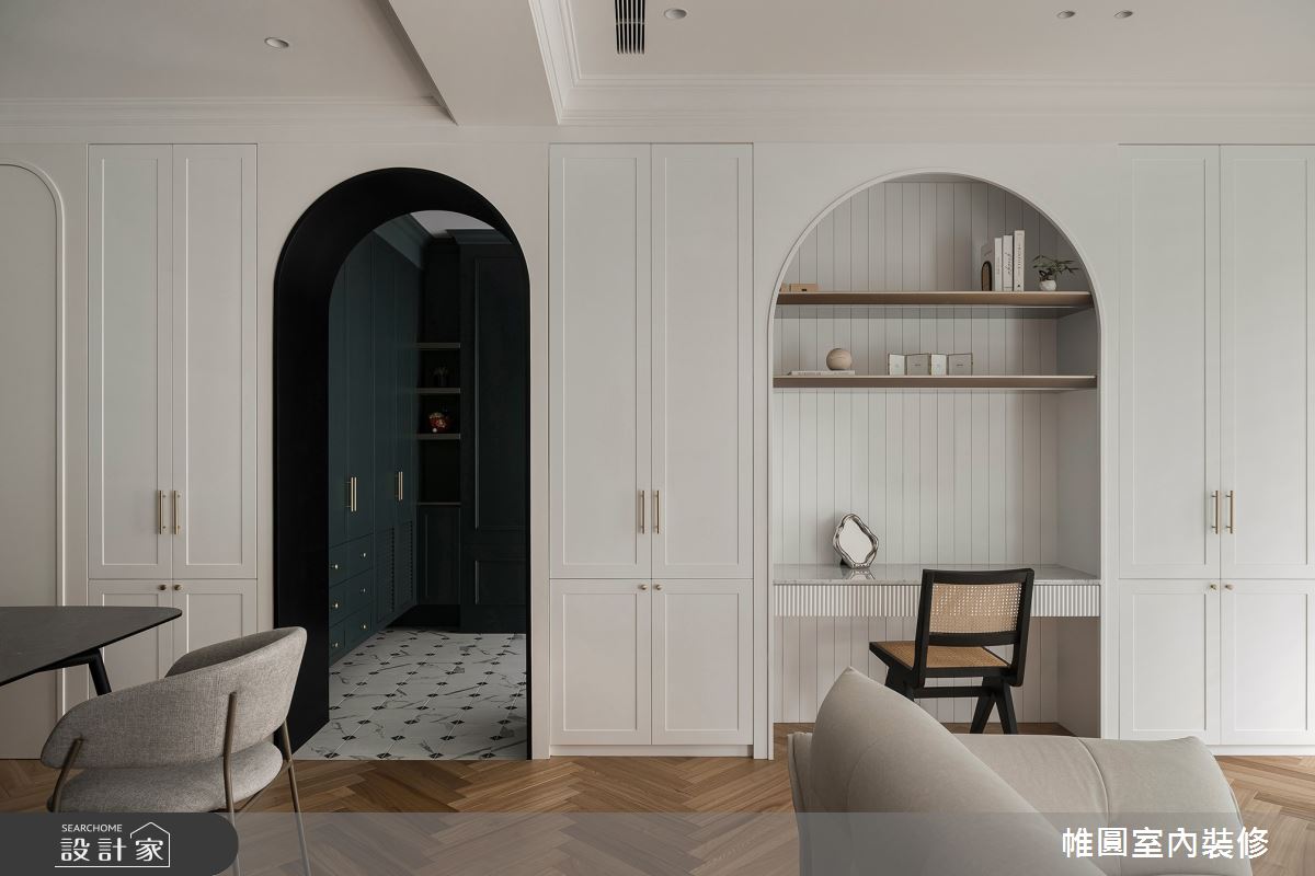 45坪新成屋(5年以下)＿混搭風玄關客廳餐廳書房案例圖片＿帷圓‧定制 circle＿帷圓_光合•座永之8