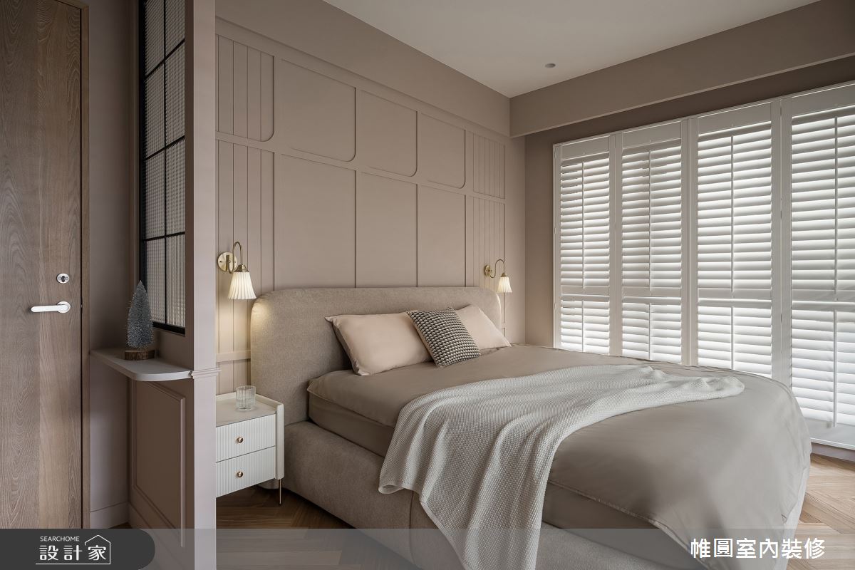 45坪新成屋(5年以下)＿混搭風臥室案例圖片＿帷圓‧定制 circle＿帷圓_光合•座永之14