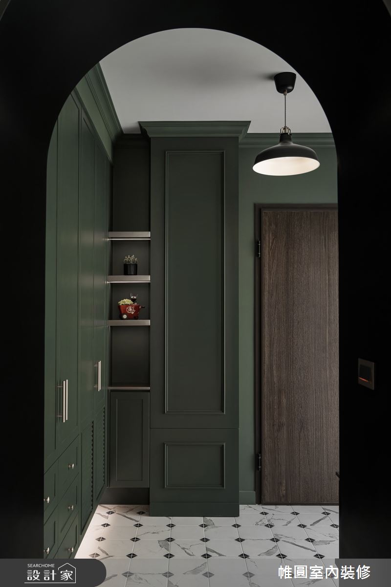 45坪新成屋(5年以下)＿混搭風玄關案例圖片＿帷圓‧定制 circle＿帷圓_光合•座永之22