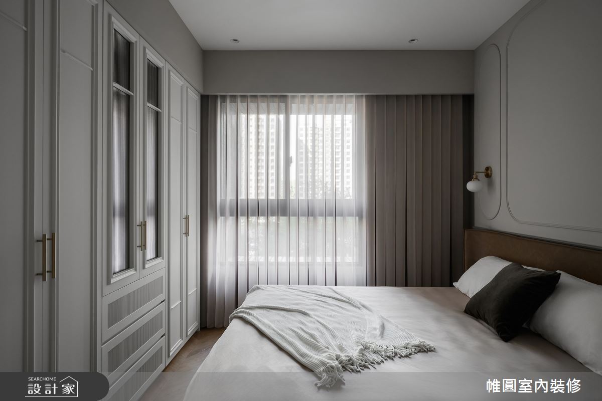 30坪新成屋(5年以下)＿混搭風臥室案例圖片＿帷圓‧定制 circle＿帷圓_墨青•寫影之12