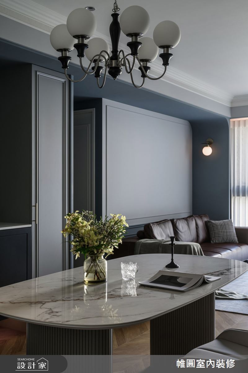 30坪新成屋(5年以下)＿混搭風餐廳案例圖片＿帷圓‧定制 circle＿帷圓_墨青•寫影之18