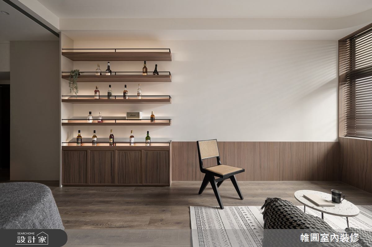 20坪中古屋(5~15年)＿人文禪風客廳案例圖片＿帷圓‧定制 circle＿帷圓_匠藏 • 酩寓之7