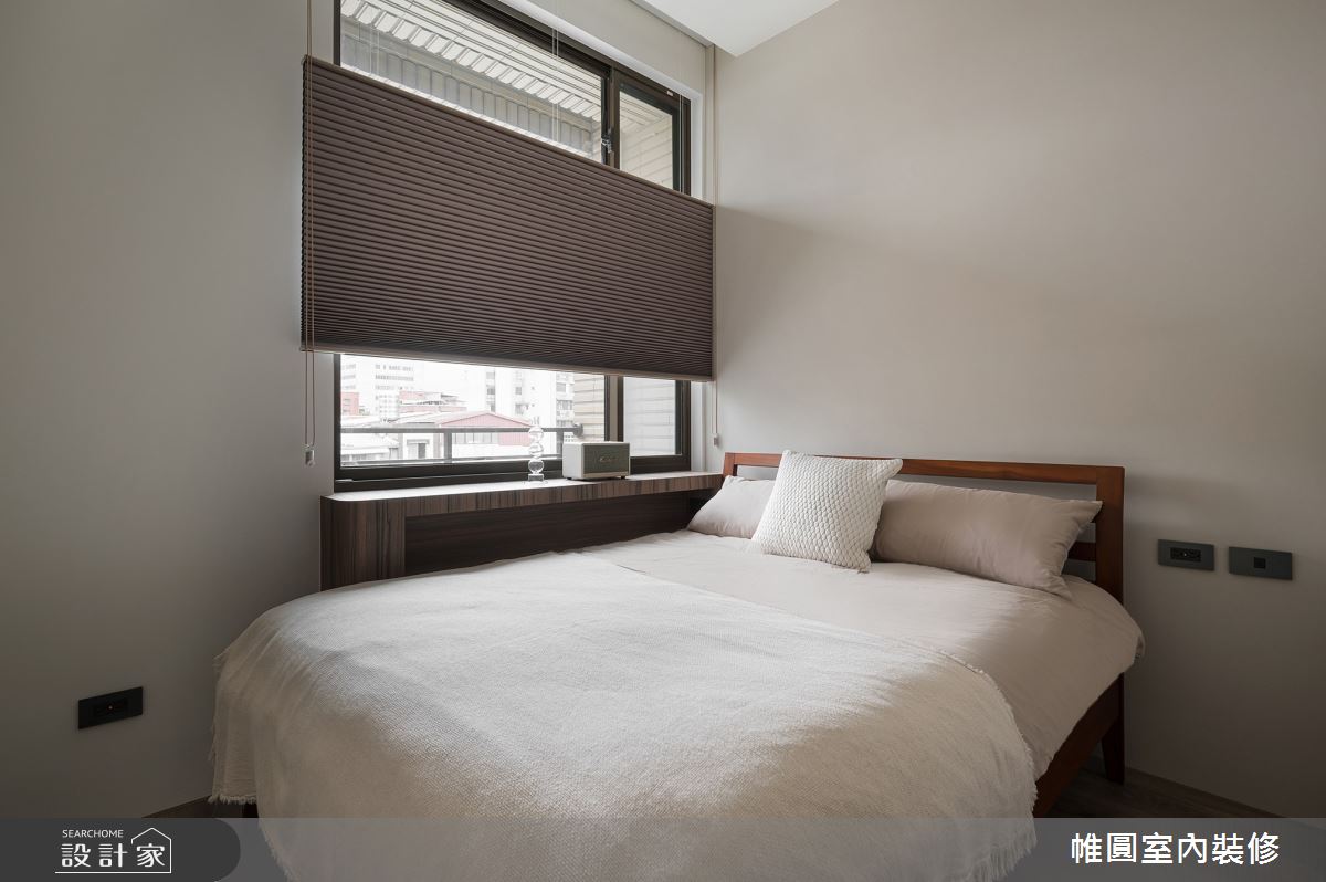 20坪中古屋(5~15年)＿人文禪風臥室案例圖片＿帷圓‧定制 circle＿帷圓_匠藏 • 酩寓之8