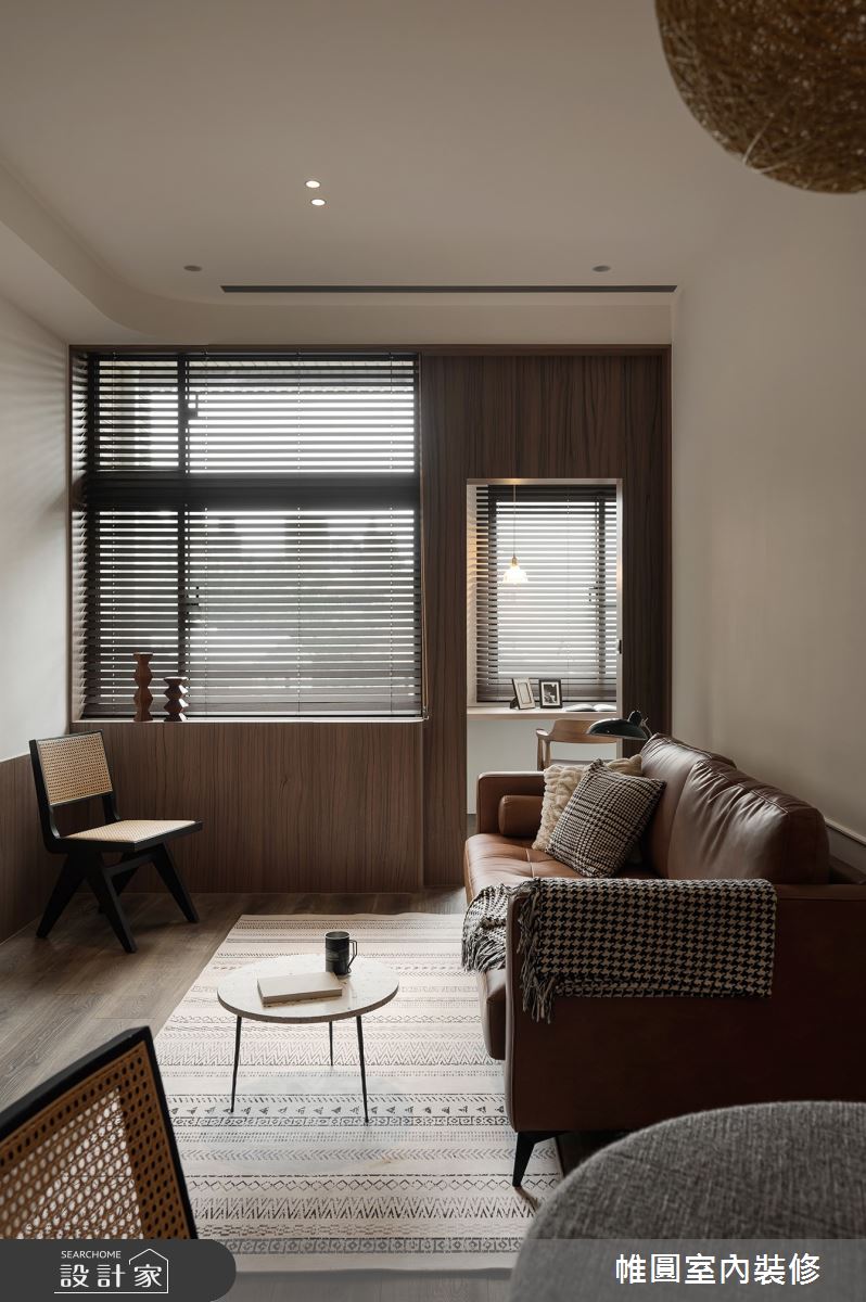 20坪中古屋(5~15年)＿人文禪風客廳案例圖片＿帷圓‧定制 circle＿帷圓_匠藏 • 酩寓之10