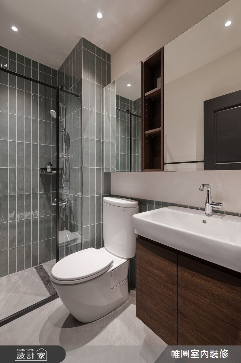 20坪中古屋(5~15年)＿人文禪風浴室案例圖片＿帷圓‧定制 circle＿帷圓_匠藏 • 酩寓之14