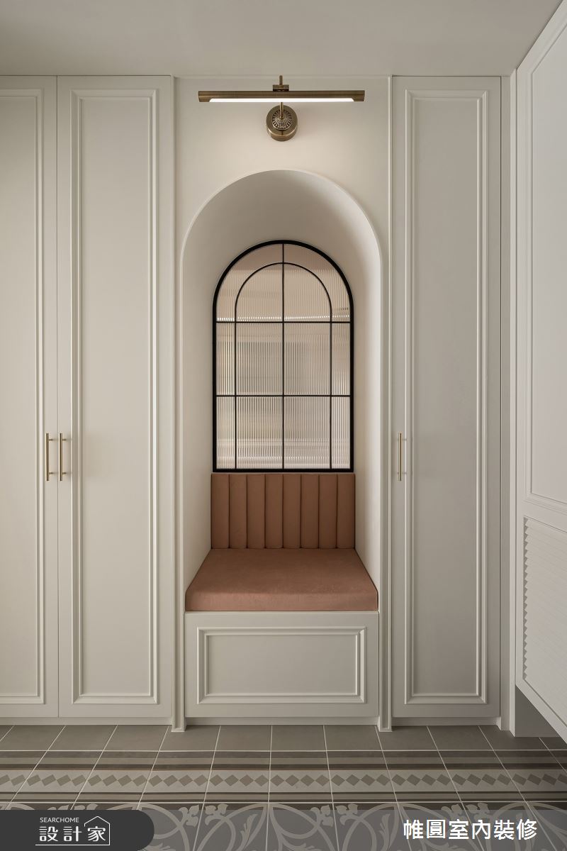 42坪中古屋(5~15年)＿美式風玄關案例圖片＿帷圓‧定制 circle＿帷圓_白居 • 浪境戀曲之16
