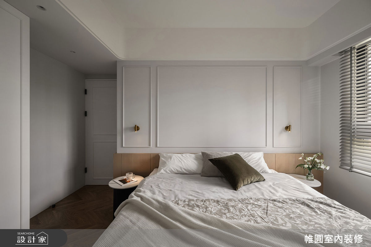 32坪新成屋(5年以下)＿混搭風臥室案例圖片＿帷圓‧定制 circle＿帷圓_序光 • 琉境之12