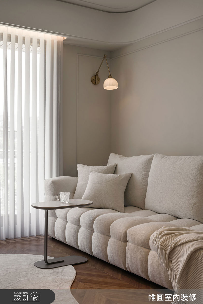 32坪新成屋(5年以下)＿混搭風客廳案例圖片＿帷圓‧定制 circle＿帷圓_序光 • 琉境之18