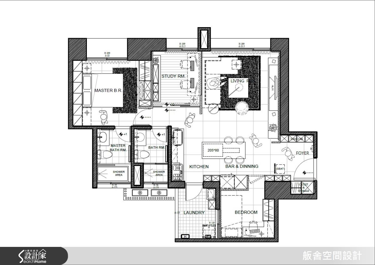 20坪新成屋(5年以下)＿現代風案例圖片＿舨舍空間設計有限公司＿舨舍_08之11