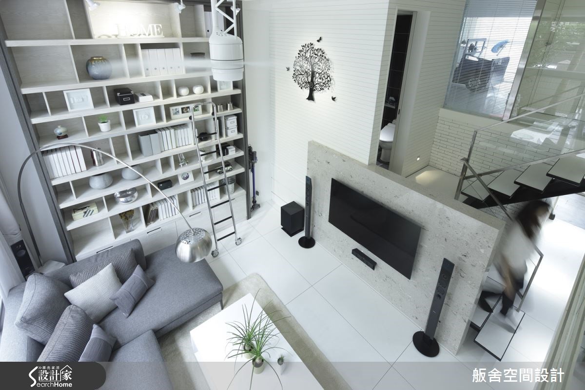 52坪中古屋(5~15年)＿現代風客廳樓梯案例圖片＿舨舍空間設計有限公司＿舨舍_19之14