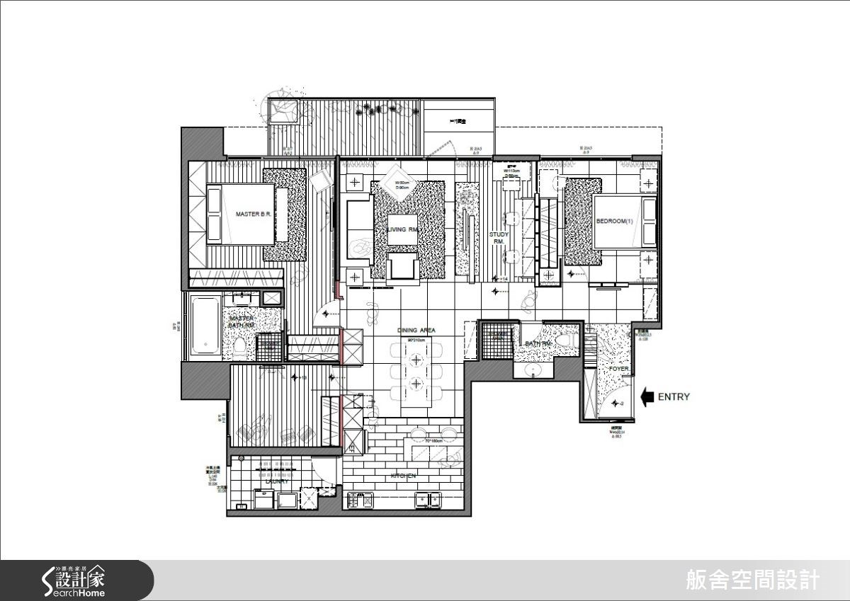 40坪新成屋(5年以下)＿混搭風案例圖片＿舨舍空間設計有限公司＿舨舍_20之17