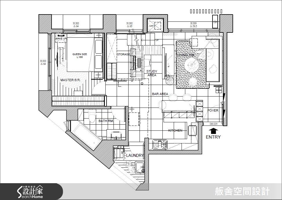18坪新成屋(5年以下)＿混搭風案例圖片＿舨舍空間設計有限公司＿舨舍_21之12