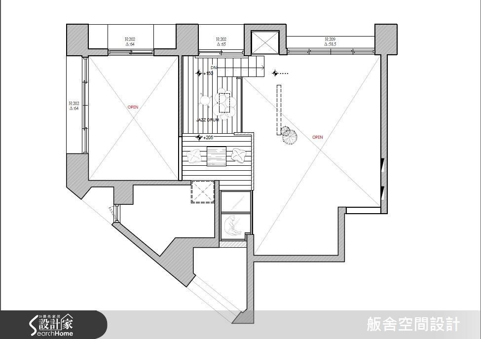 18坪新成屋(5年以下)＿混搭風案例圖片＿舨舍空間設計有限公司＿舨舍_21之13