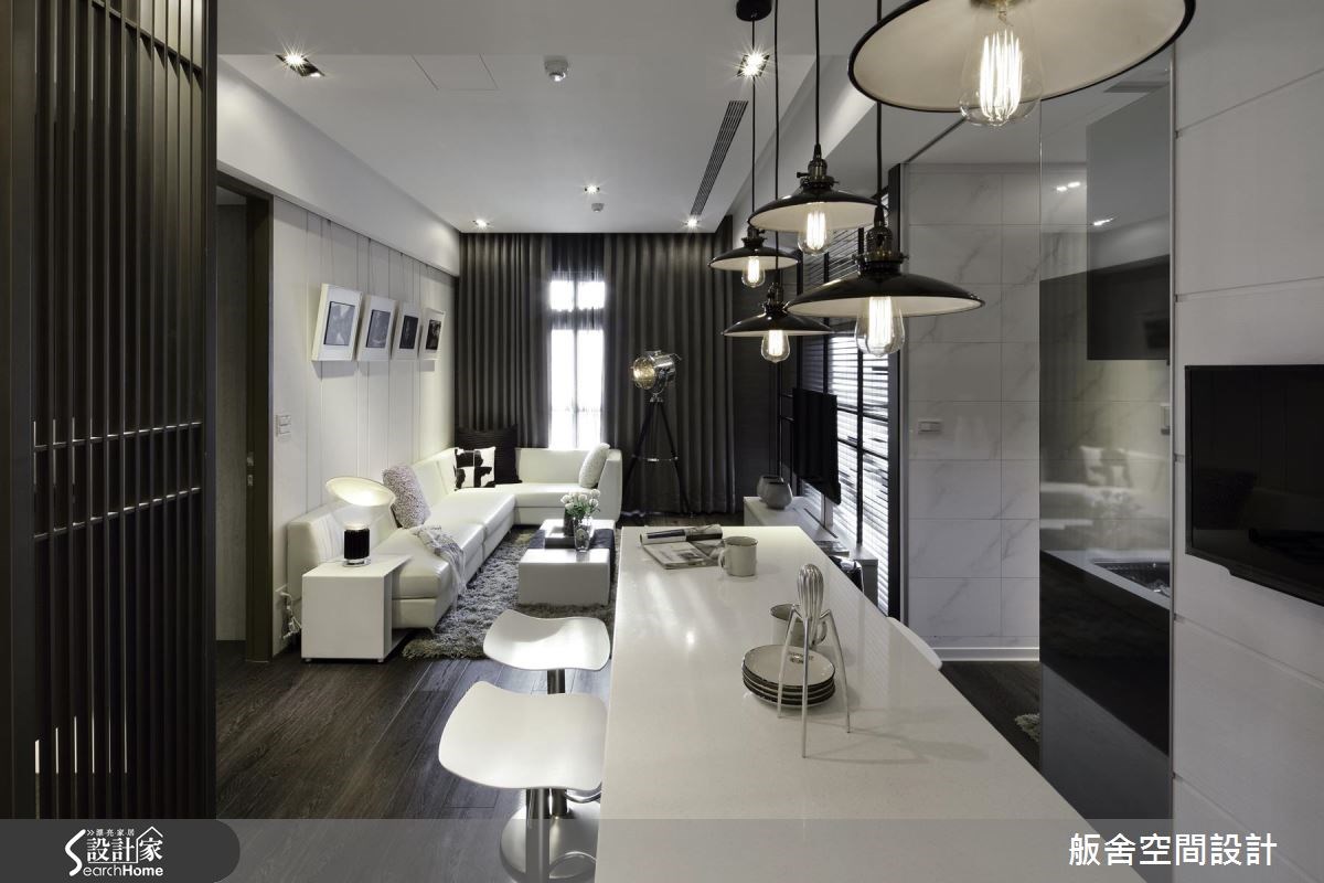 27坪新成屋(5年以下)＿現代風客廳吧檯案例圖片＿舨舍空間設計有限公司＿舨舍_31之1