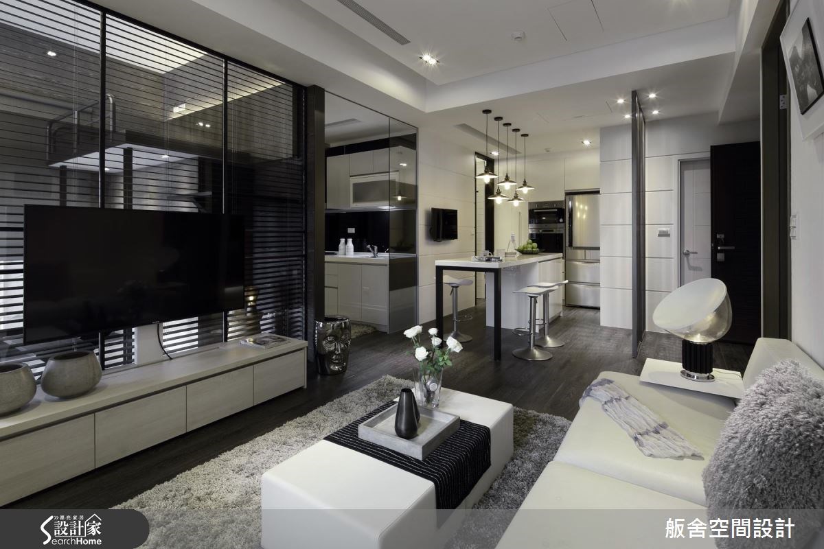 27坪新成屋(5年以下)＿現代風客廳廚房吧檯案例圖片＿舨舍空間設計有限公司＿舨舍_31之6