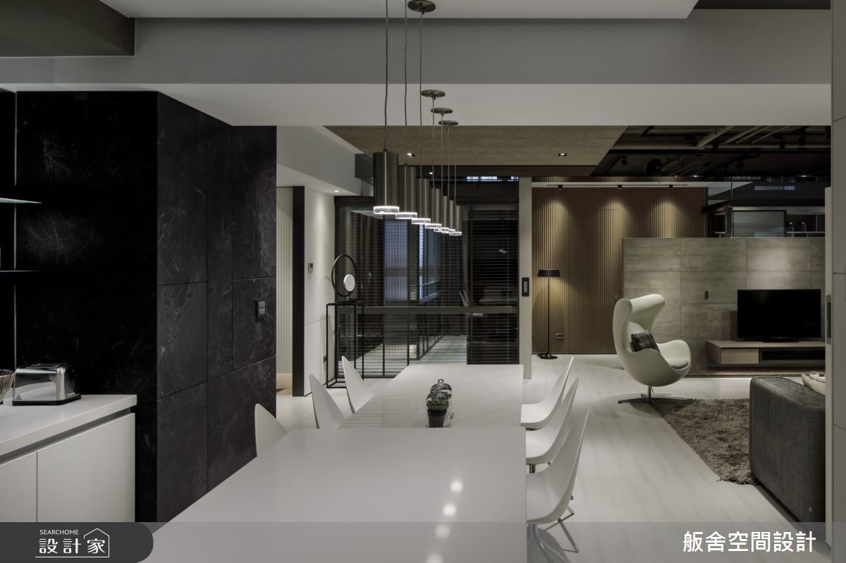 50坪新成屋(5年以下)＿現代風客廳餐廳吧檯案例圖片＿舨舍空間設計有限公司＿舨舍_59之11