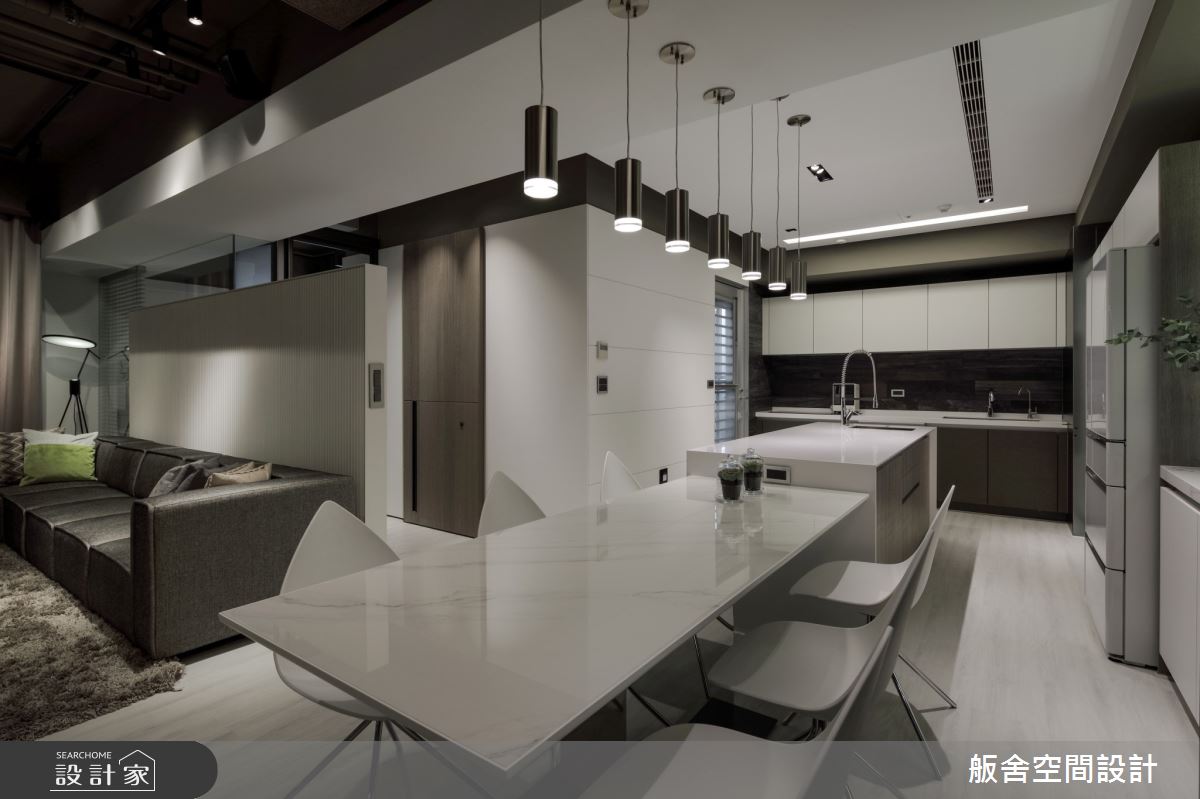 50坪新成屋(5年以下)＿現代風客廳餐廳吧檯案例圖片＿舨舍空間設計有限公司＿舨舍_59之12