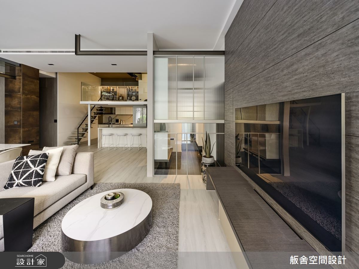 90坪中古屋(5~15年)＿現代風客廳吧檯樓梯案例圖片＿舨舍空間設計有限公司＿舨舍_66之8