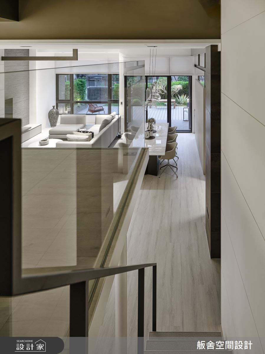 90坪中古屋(5~15年)＿現代風客廳餐廳樓梯案例圖片＿舨舍空間設計有限公司＿舨舍_66之33