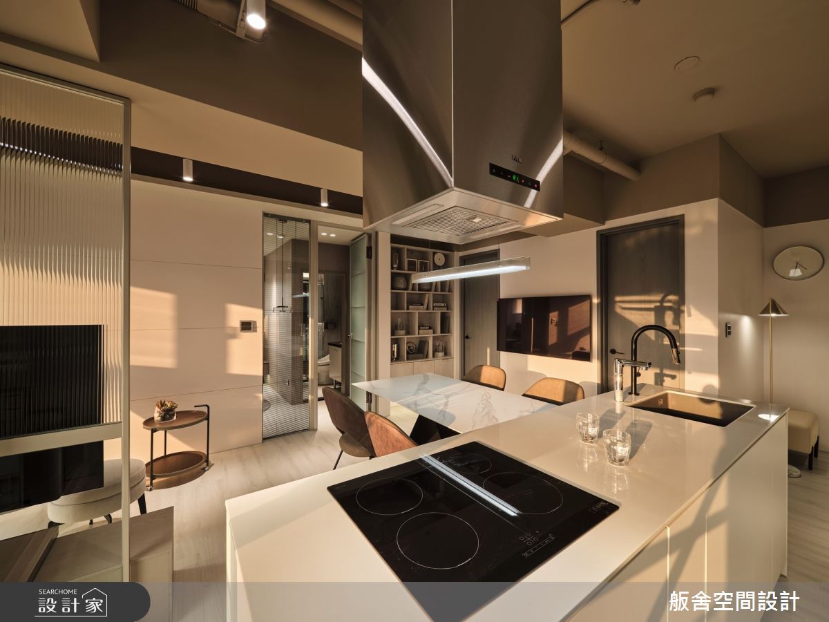 20坪新成屋(5年以下)＿現代風餐廳廚房中島案例圖片＿舨舍空間設計有限公司＿舨舍_67之3