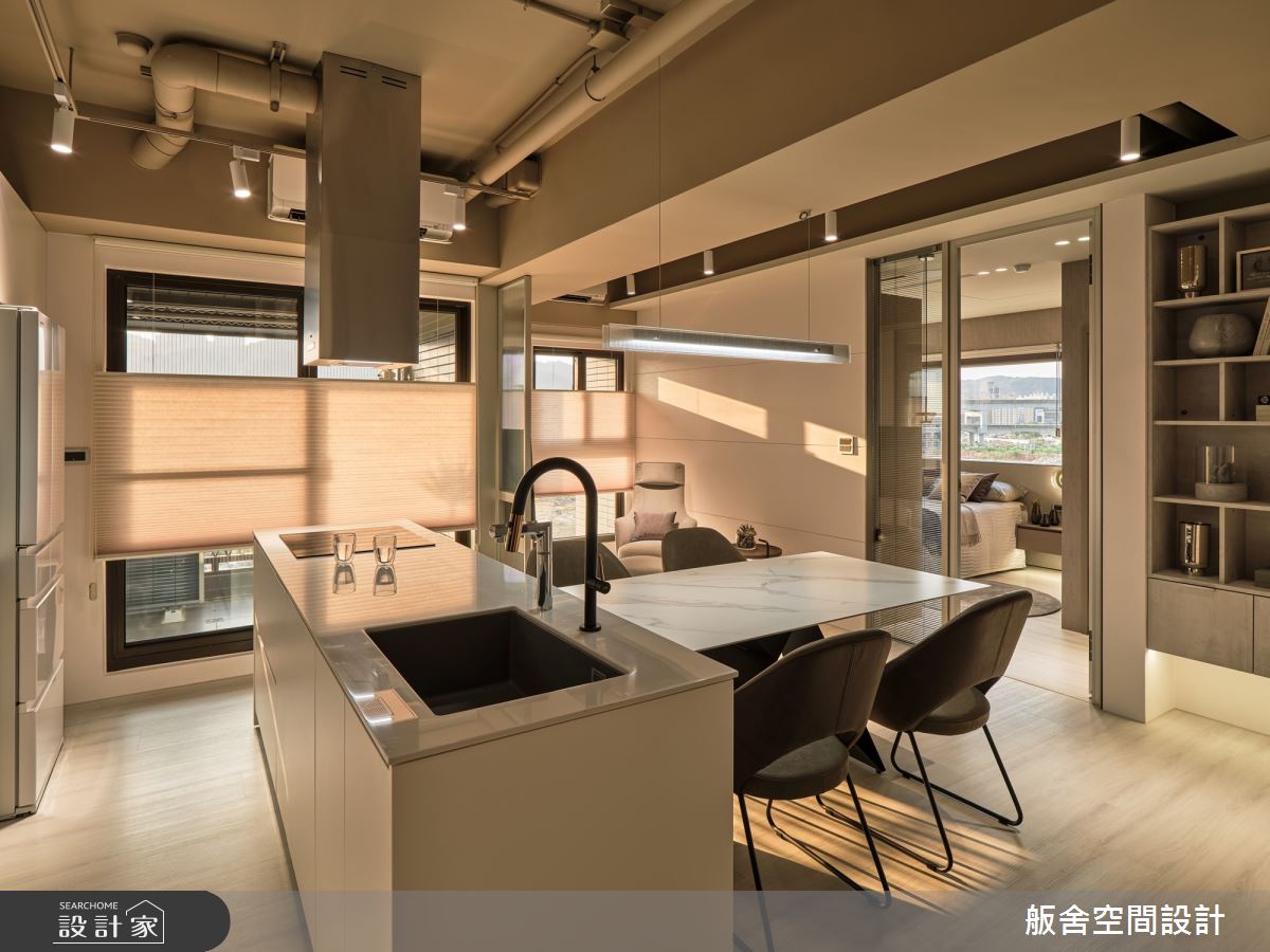 20坪新成屋(5年以下)＿現代風餐廳廚房中島案例圖片＿舨舍空間設計有限公司＿舨舍_67之6