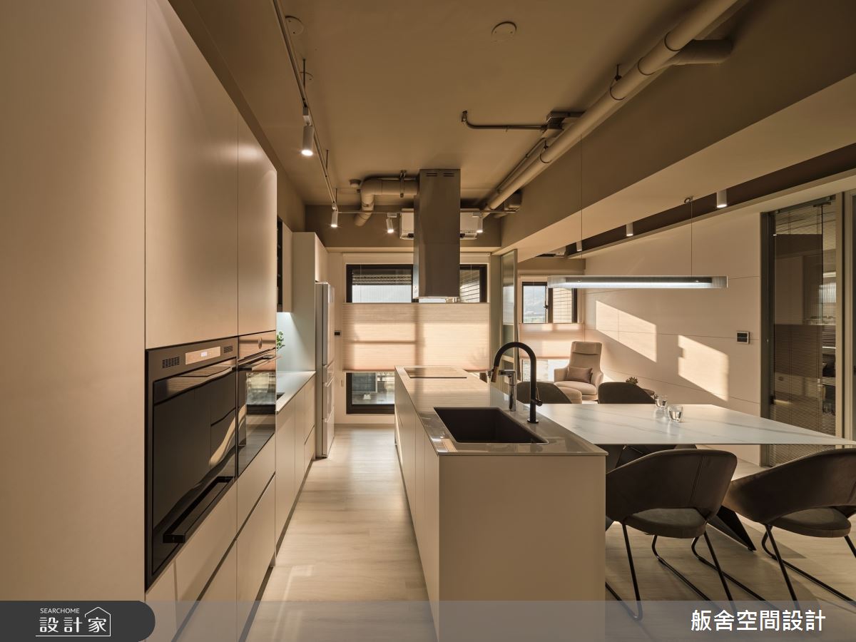 20坪新成屋(5年以下)＿現代風餐廳廚房中島案例圖片＿舨舍空間設計有限公司＿舨舍_67之11