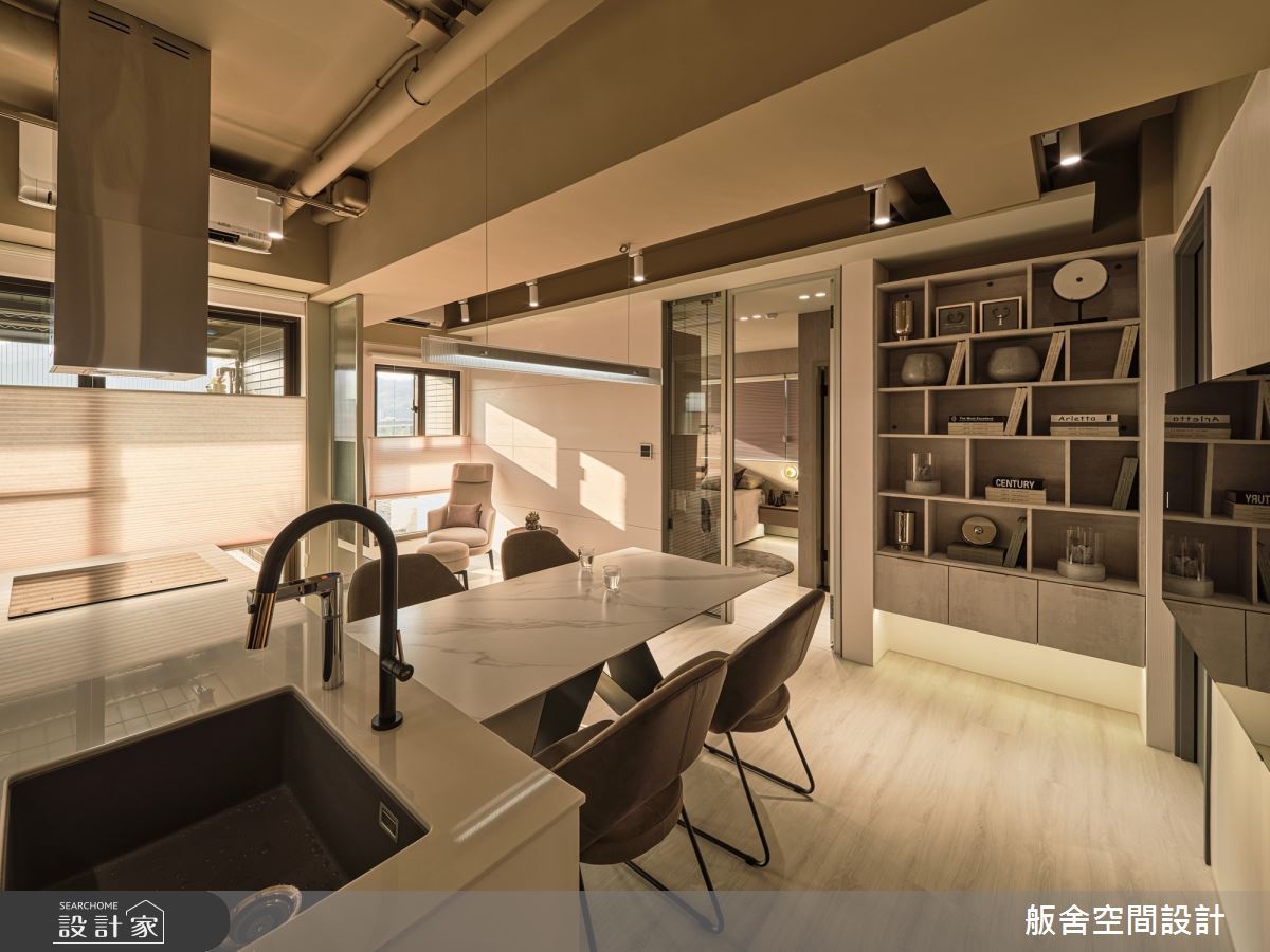20坪新成屋(5年以下)＿現代風餐廳中島案例圖片＿舨舍空間設計有限公司＿舨舍_67之12