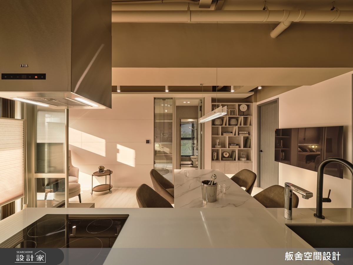 20坪新成屋(5年以下)＿現代風餐廳中島案例圖片＿舨舍空間設計有限公司＿舨舍_67之14
