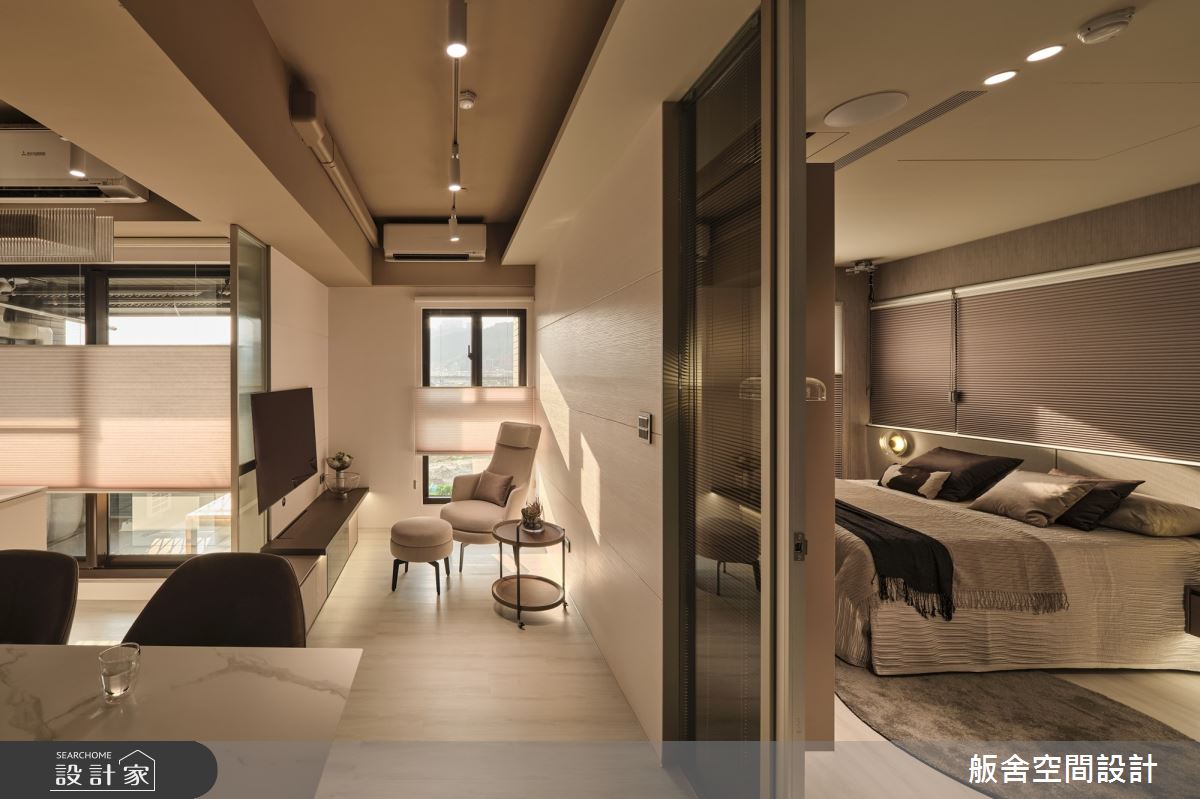 20坪新成屋(5年以下)＿現代風客廳餐廳臥室案例圖片＿舨舍空間設計有限公司＿舨舍_67之17