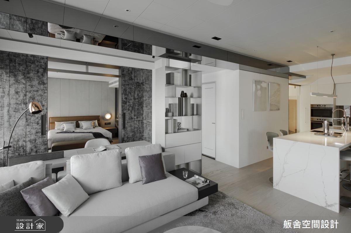 29坪新成屋(5年以下)＿現代風客廳吧檯臥室書房案例圖片＿舨舍空間設計有限公司＿舨舍_70之21