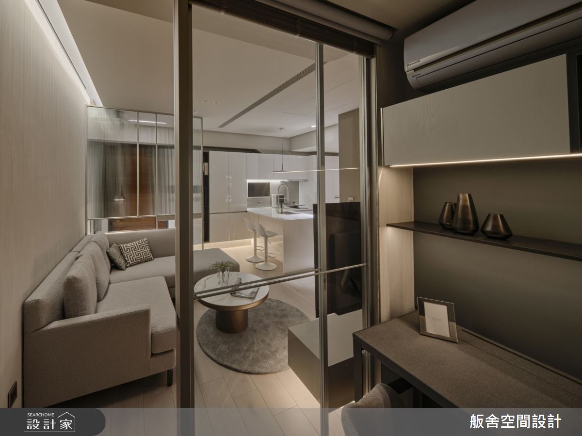 13坪預售屋＿現代風客廳書房案例圖片＿舨舍空間設計有限公司＿舨舍_71之8