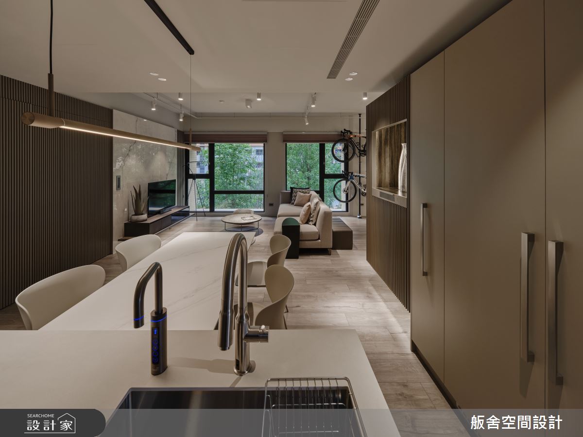 21坪預售屋＿現代風客廳餐廳中島案例圖片＿舨舍空間設計有限公司＿舨舍_72之14