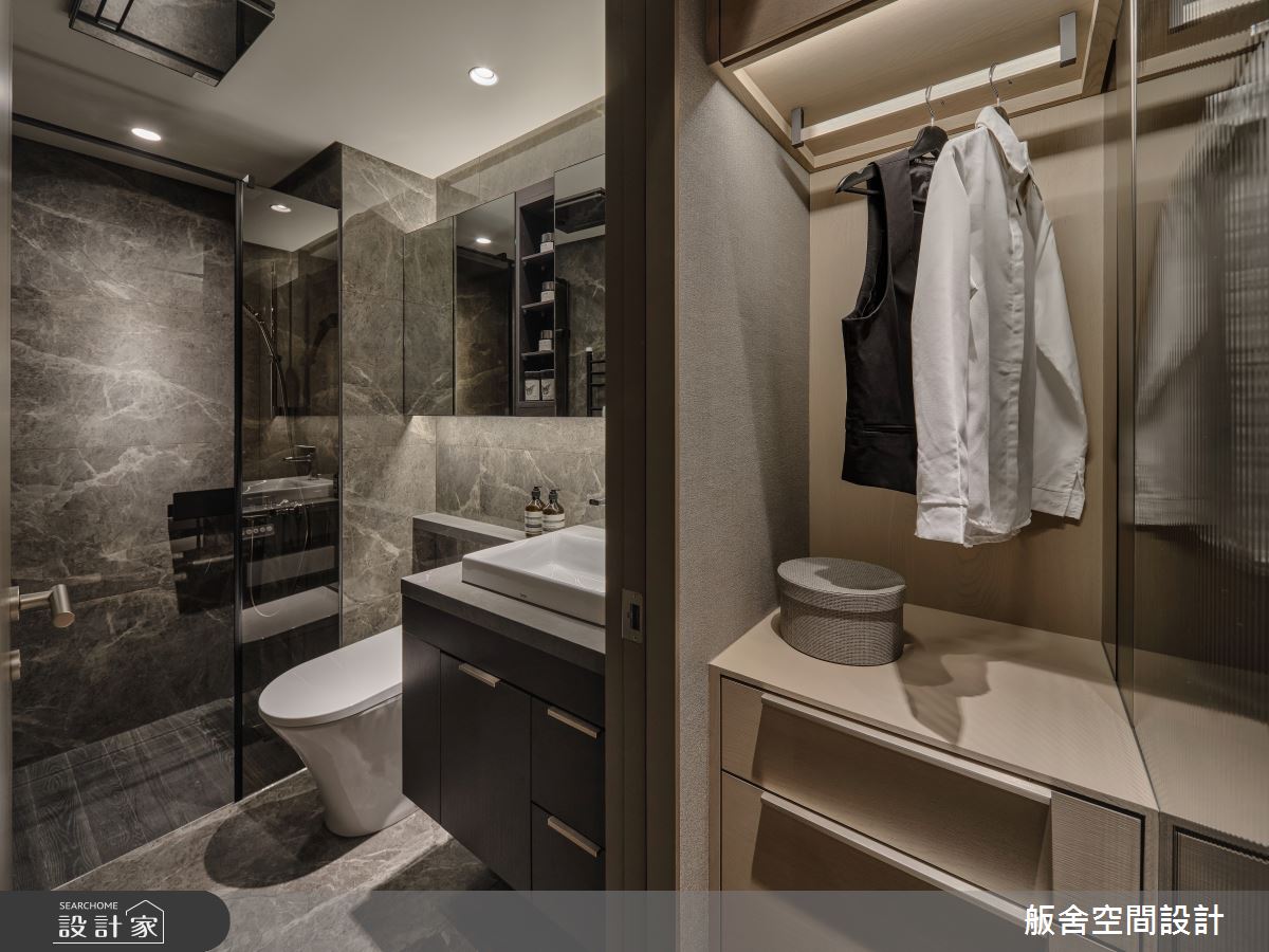 21坪預售屋＿現代風更衣間浴室案例圖片＿舨舍空間設計有限公司＿舨舍_72之19