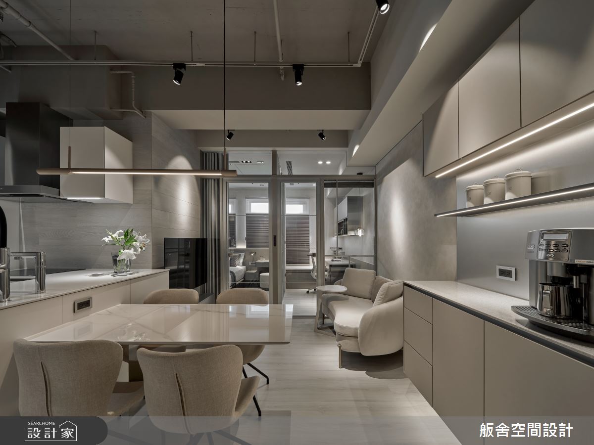 18坪預售屋＿現代風客廳中島案例圖片＿舨舍空間設計有限公司＿舨舍_73之3