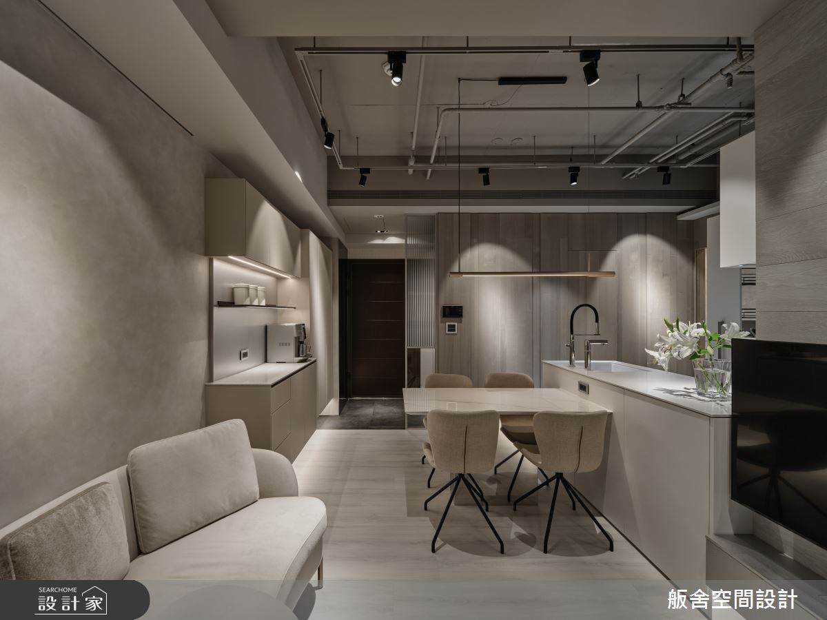 18坪預售屋＿現代風玄關客廳餐廳中島案例圖片＿舨舍空間設計有限公司＿舨舍_73之14