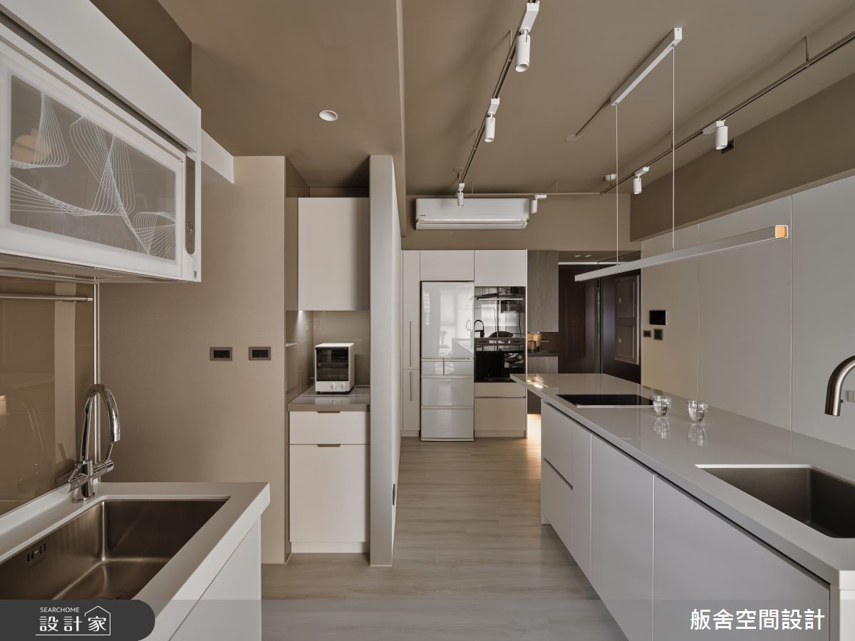 12坪預售屋＿現代風廚房中島案例圖片＿舨舍空間設計有限公司＿舨舍_75之5