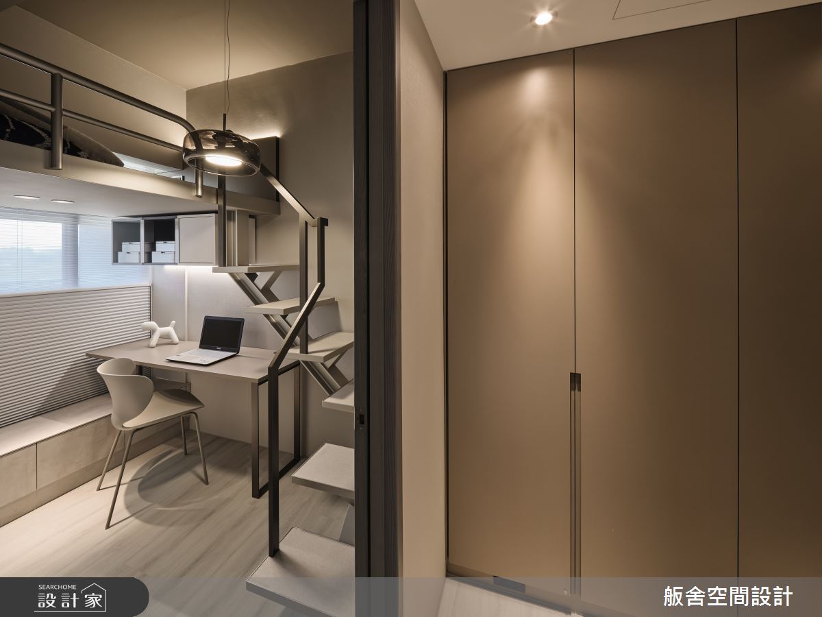 12坪預售屋＿現代風臥室書房樓梯案例圖片＿舨舍空間設計有限公司＿舨舍_75之7