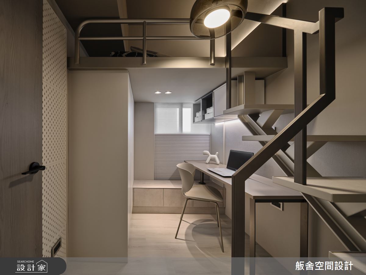 12坪預售屋＿現代風臥室書房樓梯案例圖片＿舨舍空間設計有限公司＿舨舍_75之8