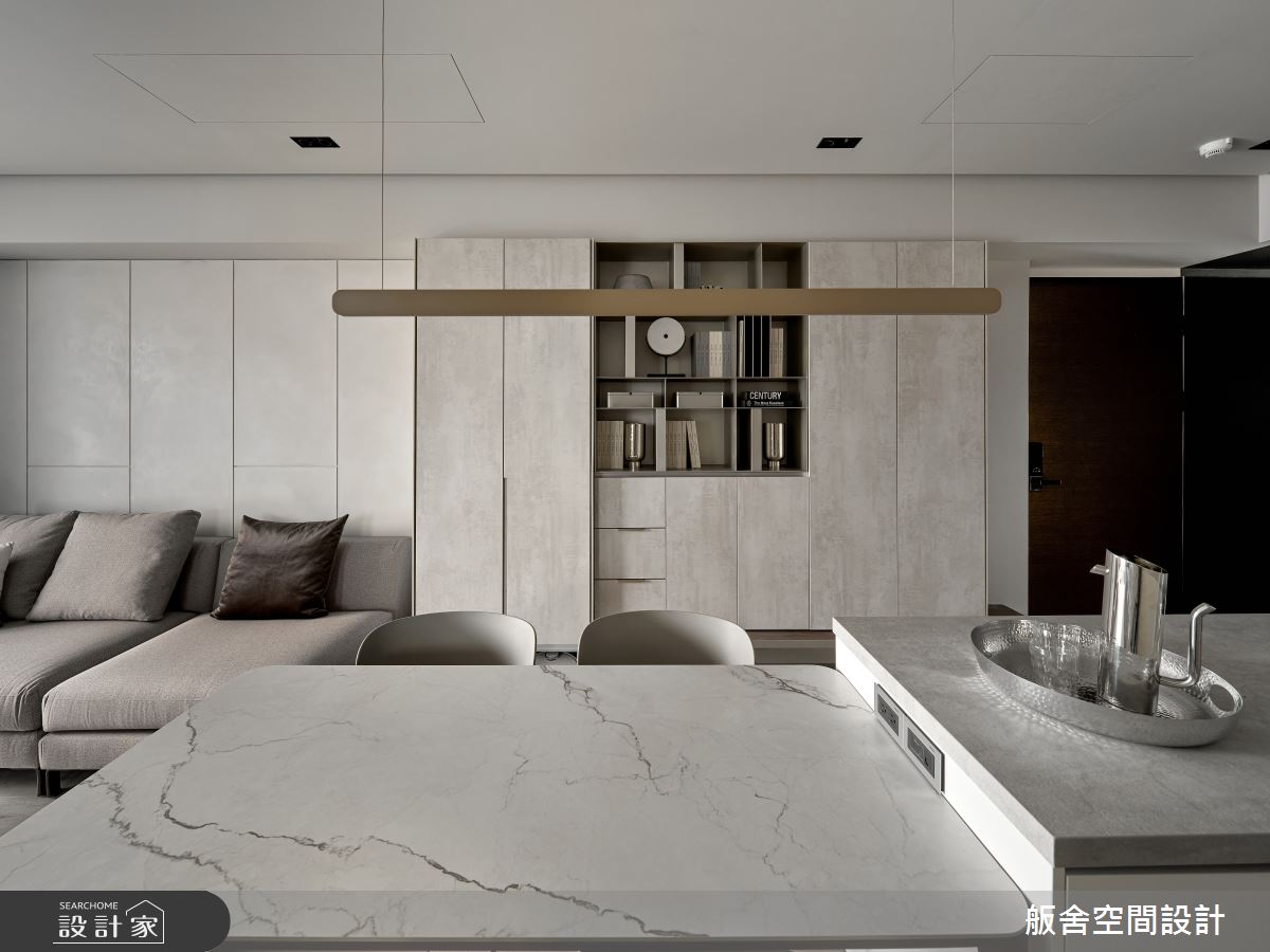 18坪預售屋＿現代風客廳餐廳中島案例圖片＿舨舍空間設計有限公司＿舨舍_76之2