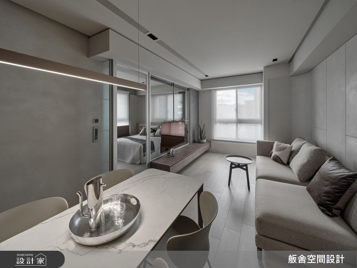 18坪預售屋＿現代風客廳餐廳臥室案例圖片＿舨舍空間設計有限公司＿舨舍_76之7