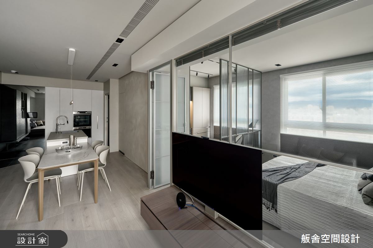 18坪預售屋＿現代風餐廳臥室中島案例圖片＿舨舍空間設計有限公司＿舨舍_76之9